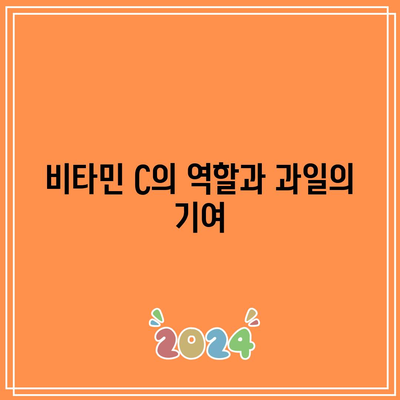 과일에서 찾는 관절 건강의 비밀 포장지