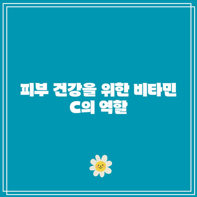 비타민 C 효능, 과다복용, 하루 권장 섭취량 안내