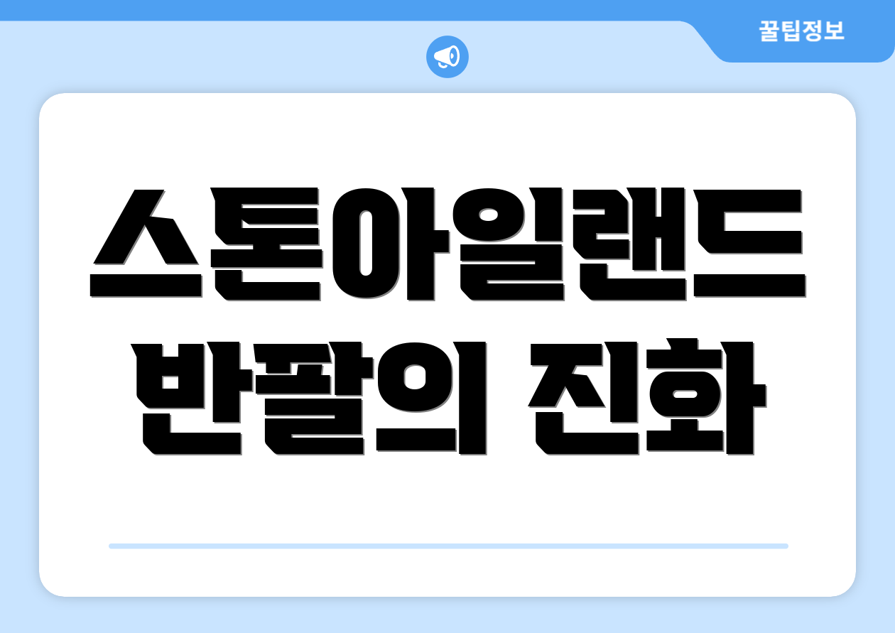 스톤아일랜드 반팔의 진화